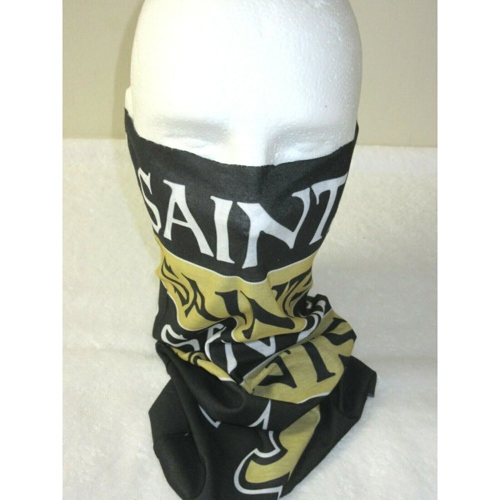 New Orleans Saints NFL Multi Purpose Team SuperDana Neck Gaiter Logo Scarf NWT - Picture 2 of 4